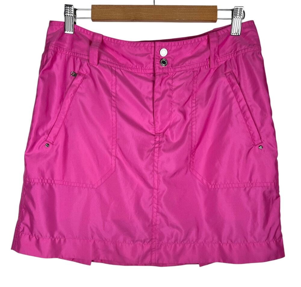 Ralph Lauren Golf Womens Hot Pink Cargo Skort Skirt Size 6